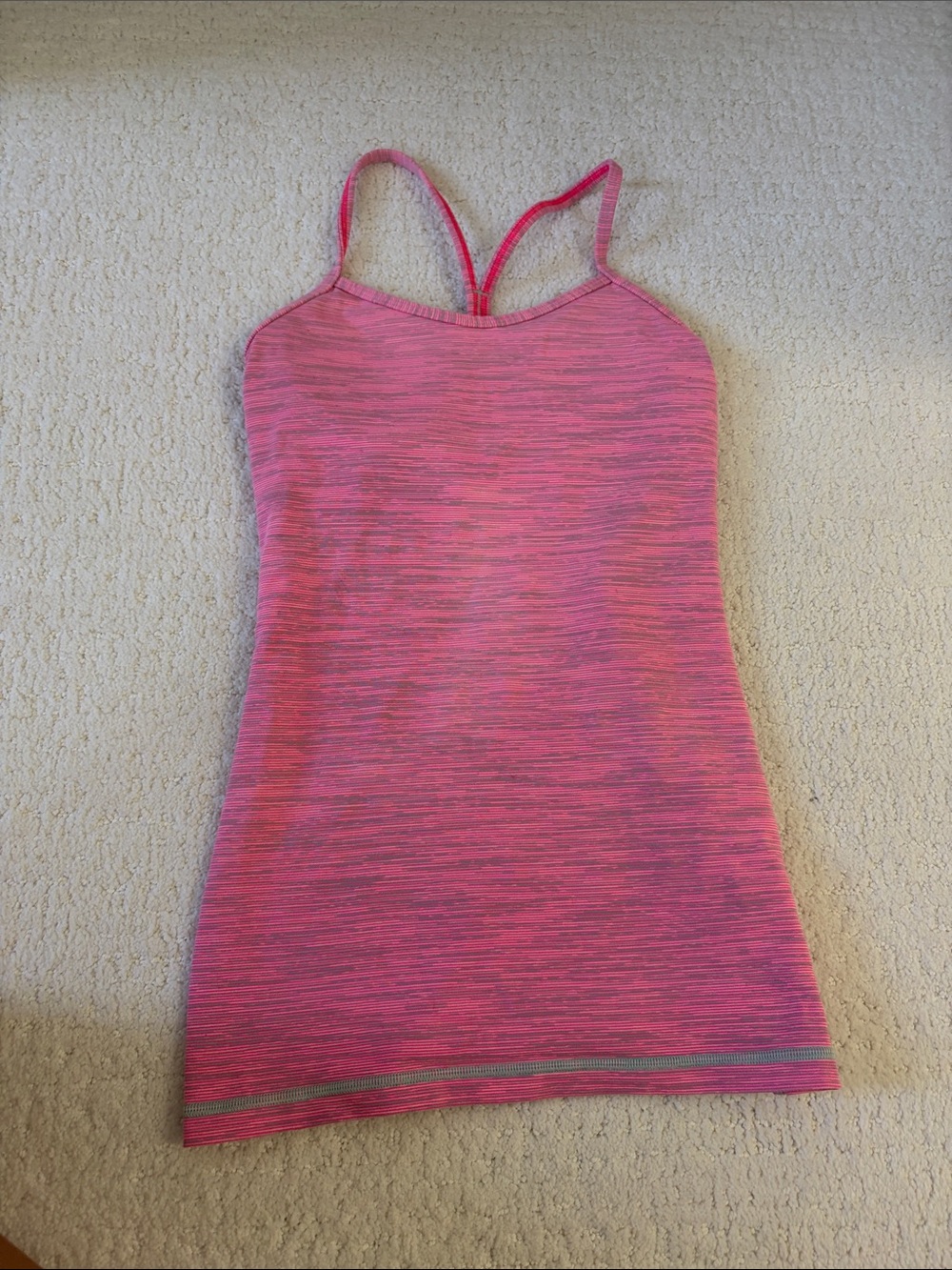 Lululemon Women’s Pink Razorback Athletic Tank Top